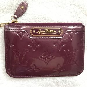 Louis Vuitton Amarante Vernis Key Pouch